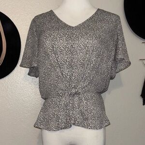 Sienna Sky Speckled Blouse - like new